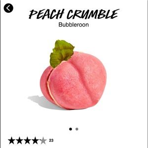 Lush Peach Crumble Bubble Bar